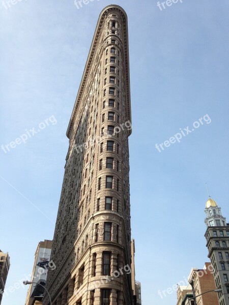 New York Building Manhattan Skyscraper Narrow Skyscraper