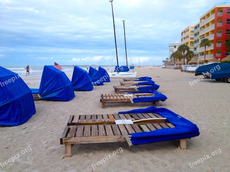 Beach Florida Beach Leisure Sand Ocean