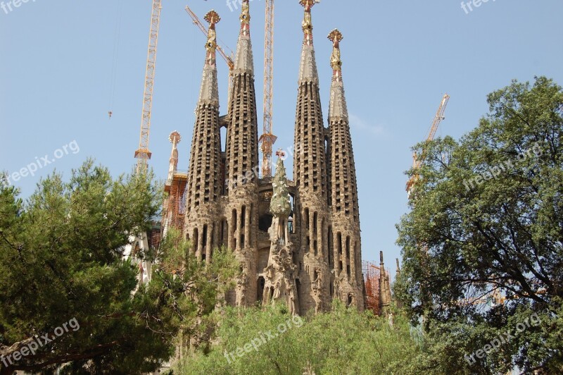 Sagrada Família Barcelona Catalonia Free Photos