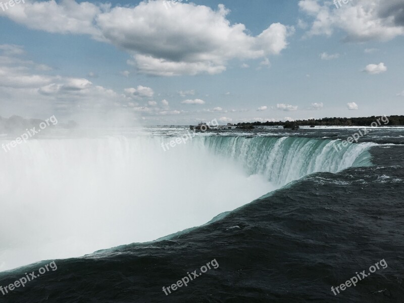 Abyss Fall Water Nature Landscape