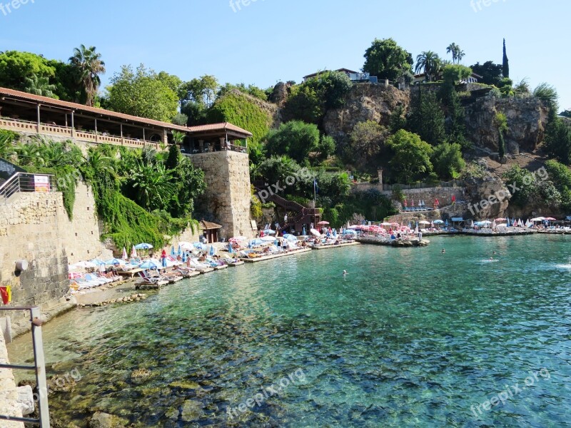 Beach Antalya Turkey Sea Free Photos