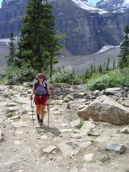 Hiking Canadian Rockies Bow Glacier Free Photos