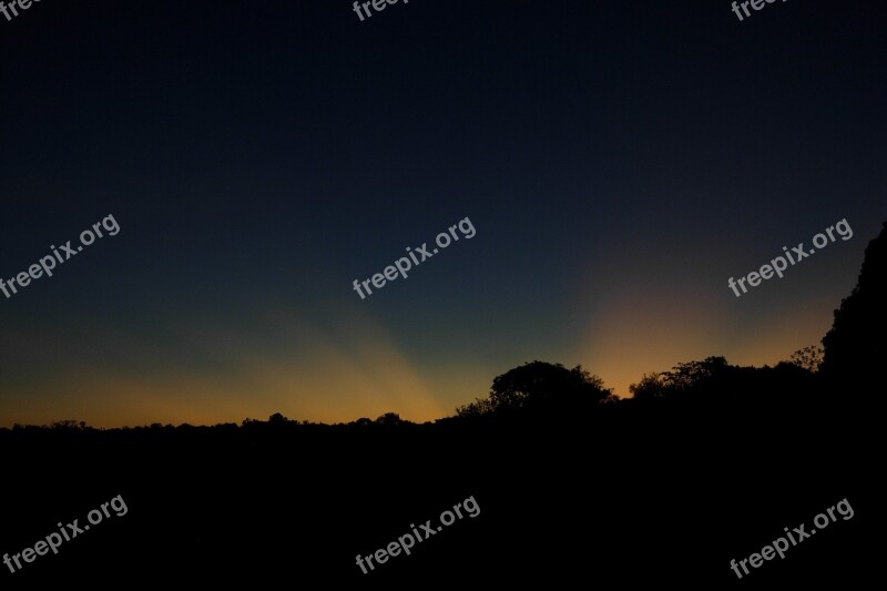 Sunset Guyana Nature Sky Free Photos