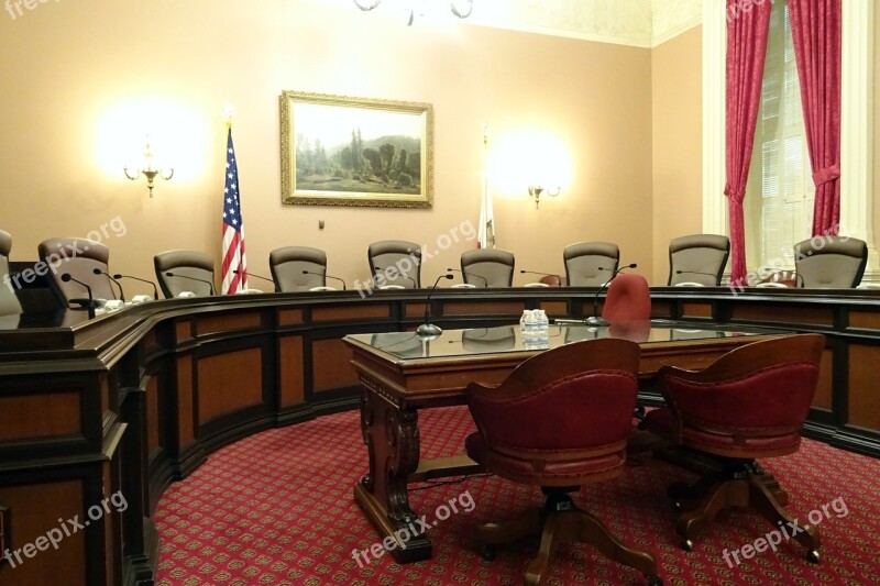 Committee Room Meeting Capitol Building California