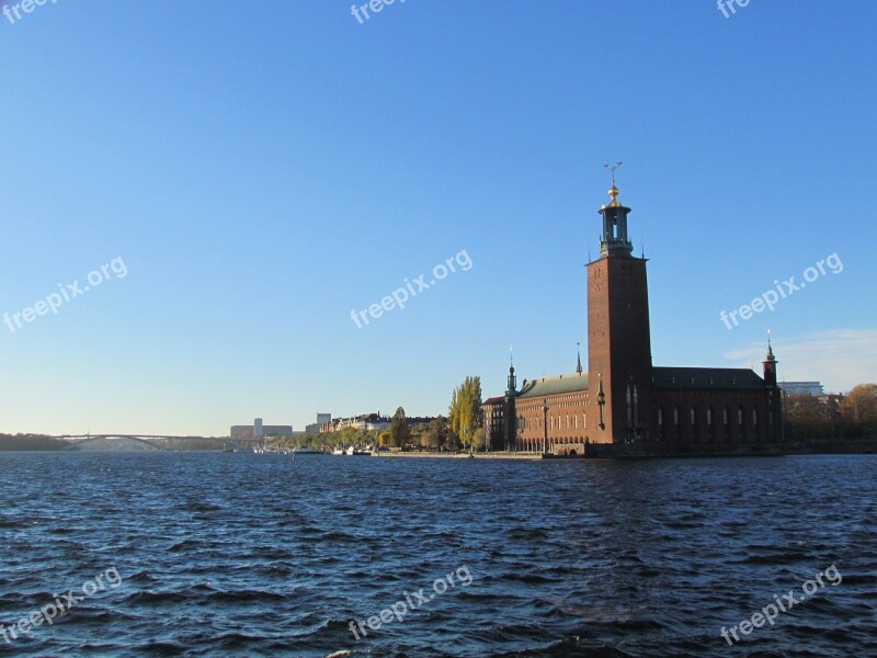 Stockholm City Hall Architecture Sweden Skandinavia