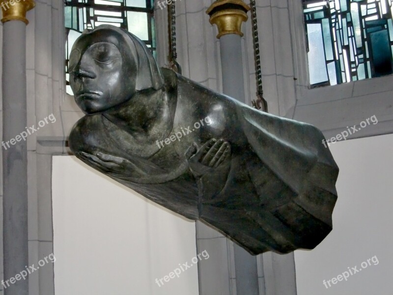 Cologne Barlach Antoniterkirche Artwork Angel