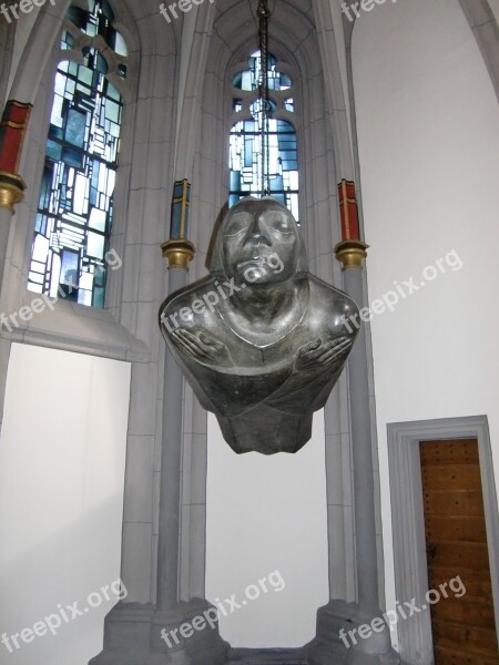 Cologne Barlach Antoniterkirche Artwork Angel