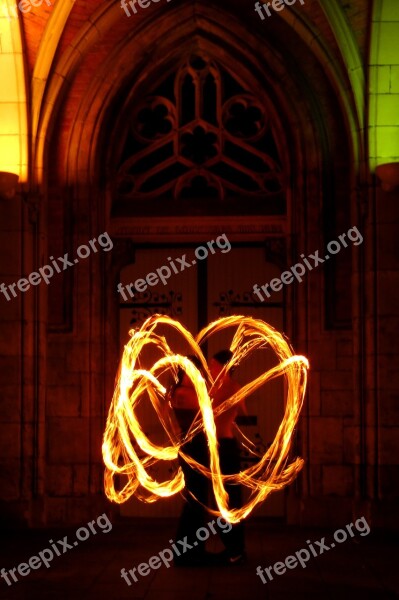 Fire Poi Feuerpoi Juggling Juggler