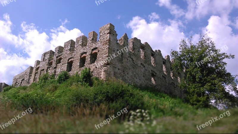 Rabsztyn Poland Castle Monument The Ruins Of The