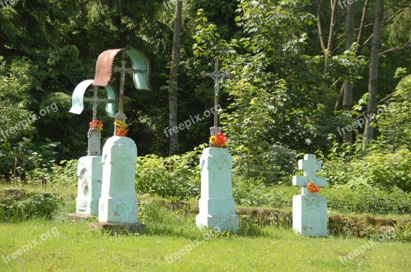 Cemetery Memory Beskid Niski Grekokatolicyzm Tombstone