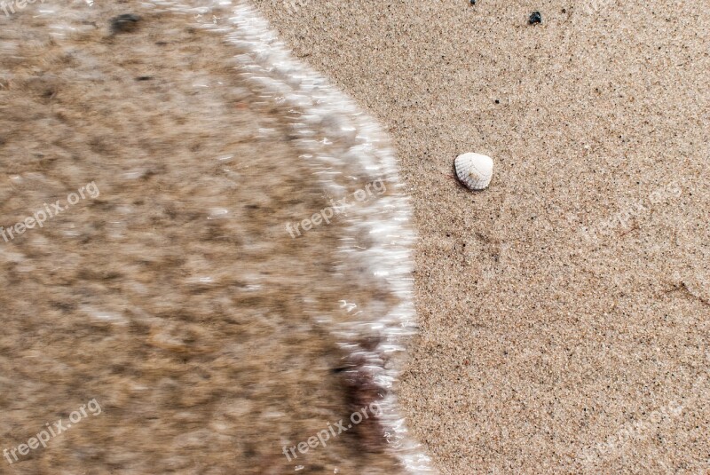 Sea Beach Sand The Baltic Sea Sunset