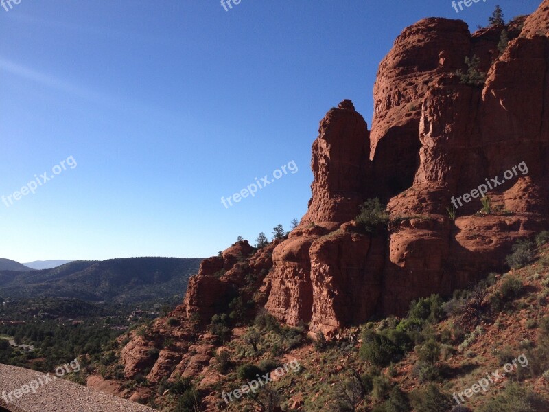 Sedona Spiritual Arizona Red Landscape