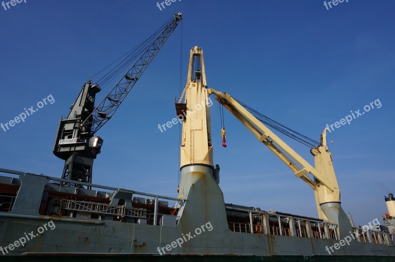 Port Crane Envelope Harbour Crane Free Photos