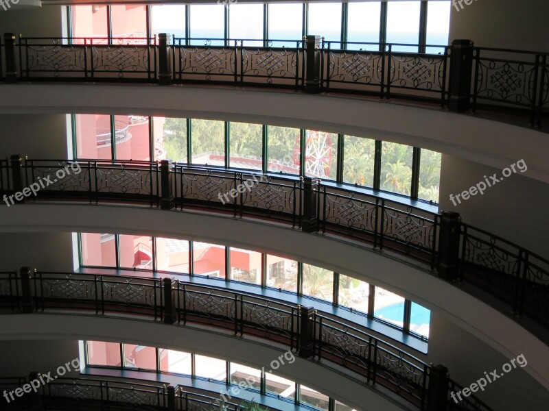 Windowing Hotel Hall By Looking Impressions Free Photos