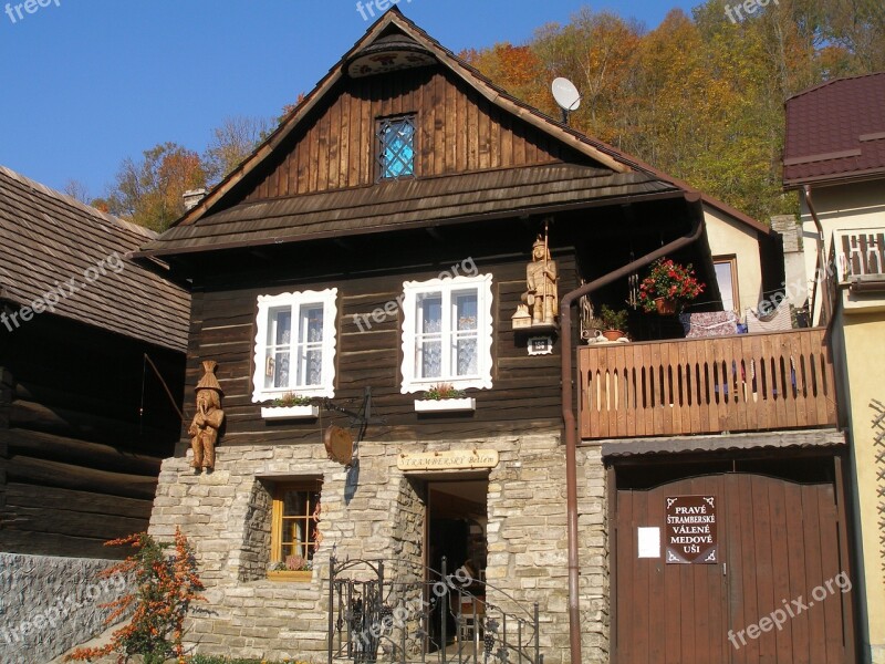 Log Cabin Wooden House štramberk štramberk Ears Gingerbread