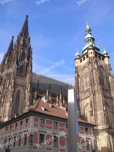 Temple St Vitus Cathedral Prague Castle The Monolith Prague