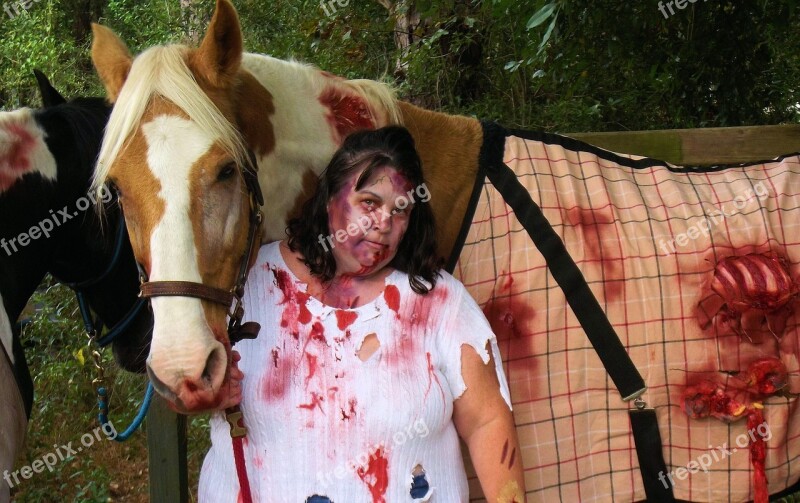 Zombie Horse Zombies Horse Horror Monster