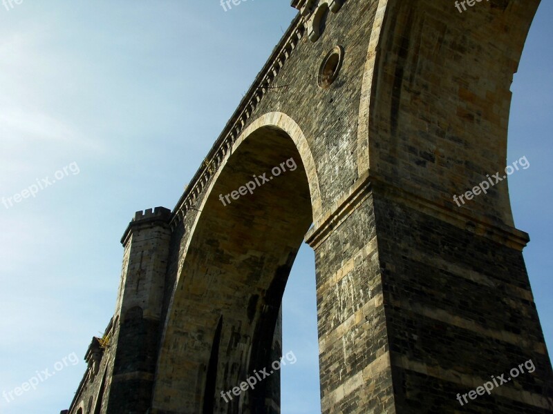 Bridge Stone Arch Bridge Railway Bridge Abandoned Arch