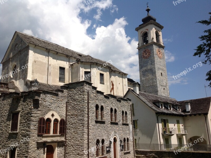 Santa Maria Maggiore Valley Vigezzo Museum Chimney Sweeps Church Free Photos