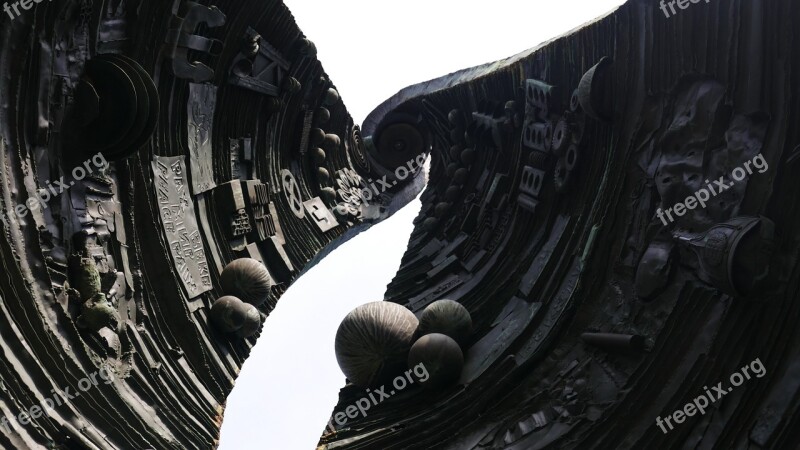 Budapest Centennial Memorial Spiral From The Inside Free Photos