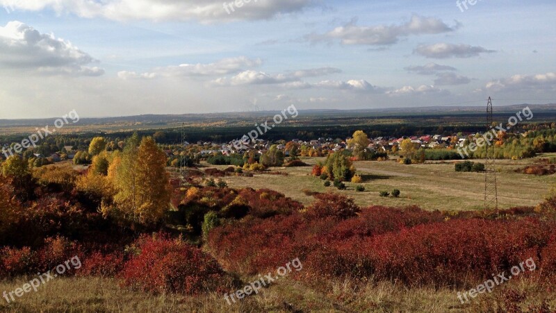 Olkusz Poland Landscape Autumn Free Photos