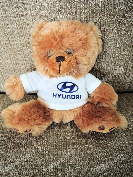 Hyundai Teddy Bear Soft Cuddly Toy Child