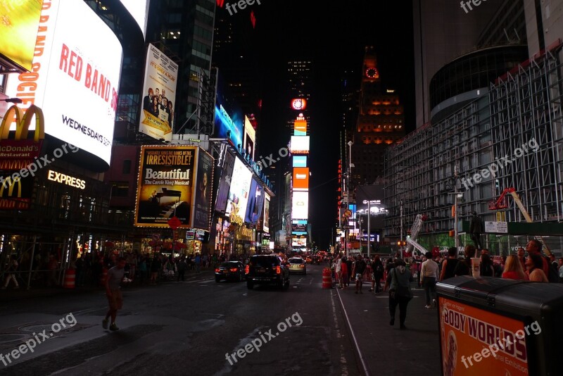 Time Square New York Broadway Free Photos