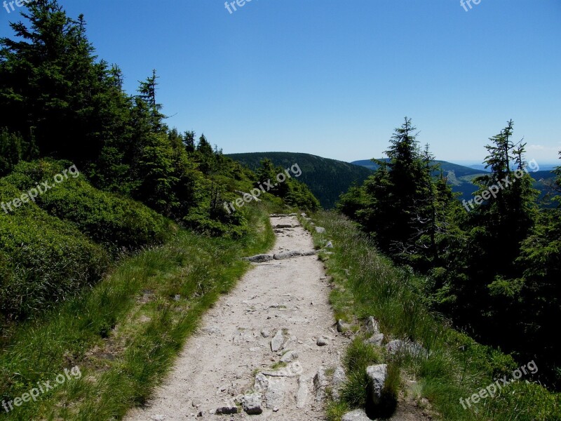 Mountains The Giant Mountains Czech Republic Comb Trip