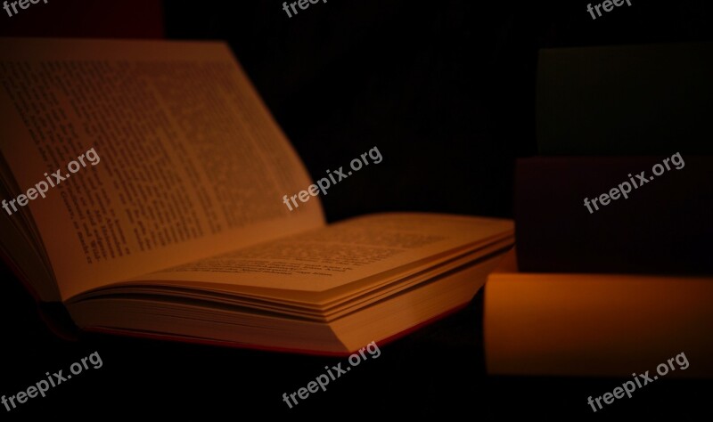 Dark Gloomy Books Pages Paper