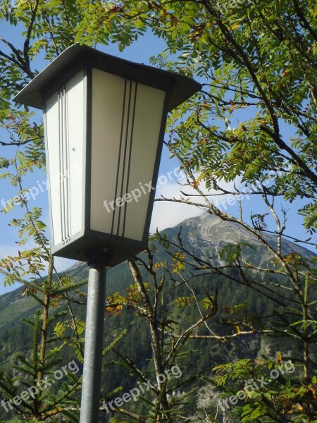 Mountain Lantern Landscape Street Lamp Free Photos