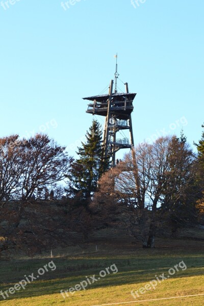 Black Forest Freiburg Schauinsland Tower Tower Observation Tower