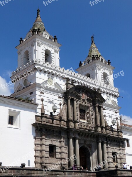 Ecuador Quito Church Catholic Monument