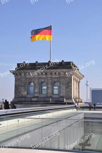 Germany Flag Flutter German Black Red Gold