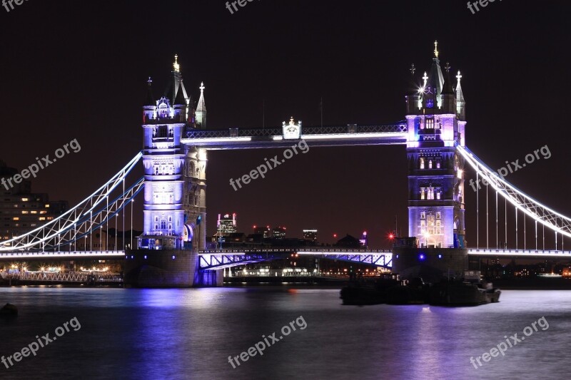 Tower Bridge Thames River Historic Landmark