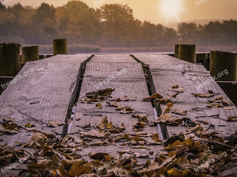 Web Lake Sunrise Boat Pond