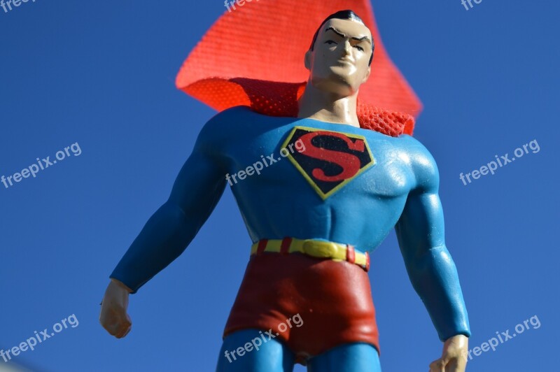 Superman Superhero Cape Sky Costume