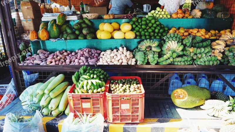 Market Fruit Vegetable Fresh Organic