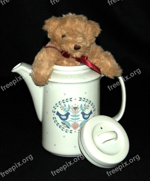 Tea Pot Bear Animal Kitchen Toy