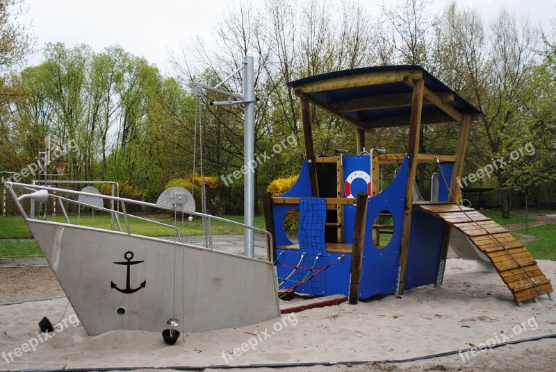 Playground Children's Playground Ship Anchor Garden