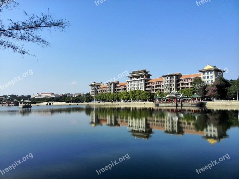 Reflection Xiamen Housing Design Calm Lake European Design