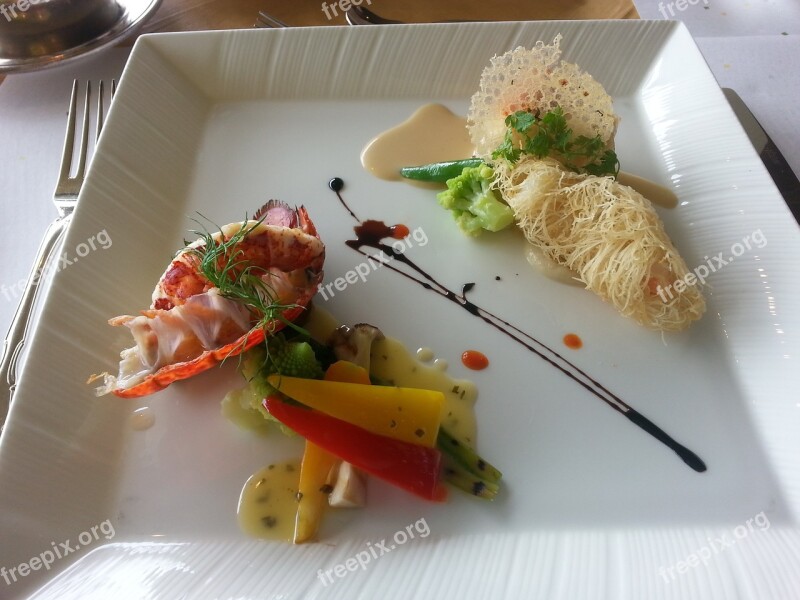 Sea Food Lobster Gourmet Prawn Cuisine