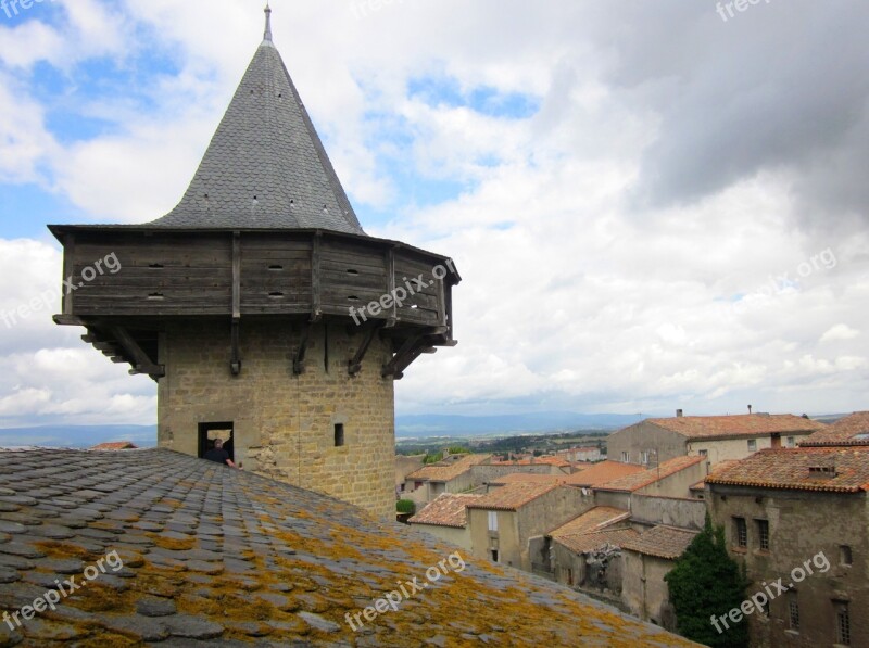 Carcassonne Aude Fortress France Medieval