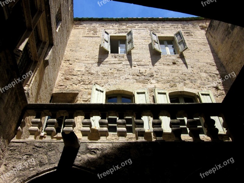 Montpellier Hotel Courtryard Architecture France