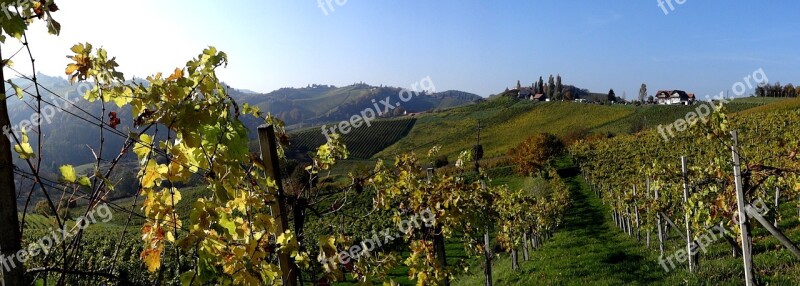 Southern Styria Styria Wine Landscape Austria