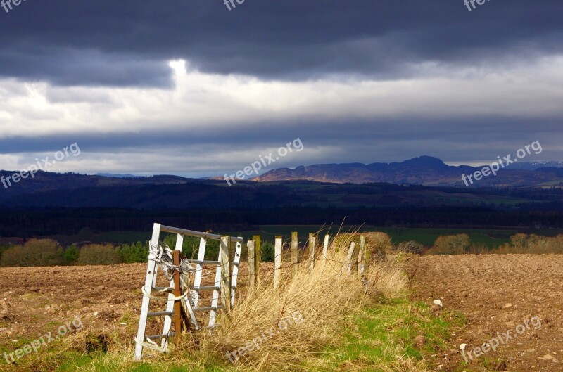 Farmland Sky Landscape Rural Nature