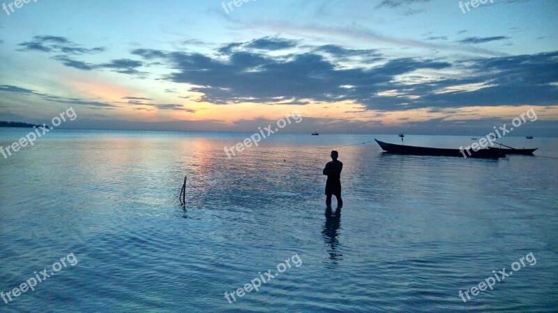 Beach Sunrise Sunrise Beach Ocean Sea