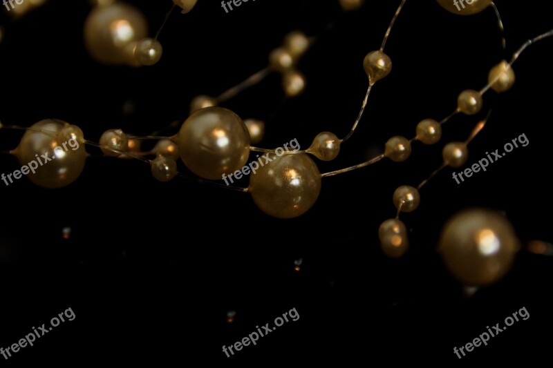 Beads Artificial Pearls Deco Decoration Decorative