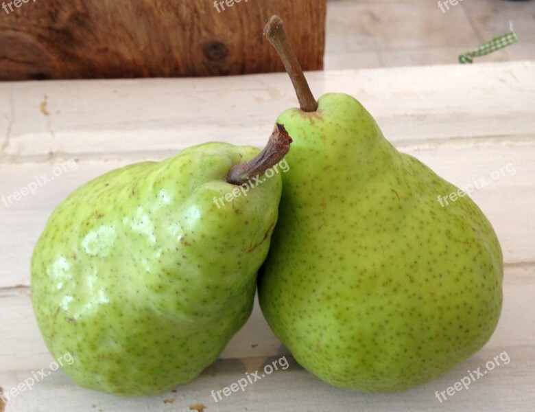 Pears Fruit Harvest Vitamins Food