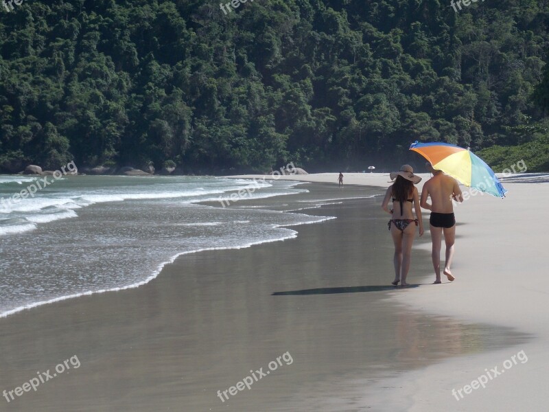 Beach Ilha Grande Two Rivers Wild Beach Blue