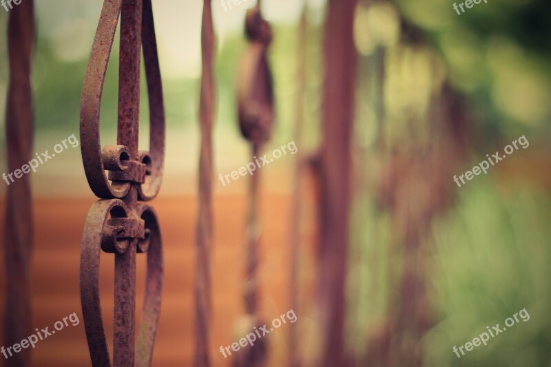 Old Iron Fence Iron Fencing Forged Old